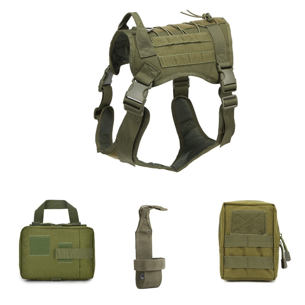 Outdoor Tactical Training Dog Clothes Large Camouflage Pet Vest