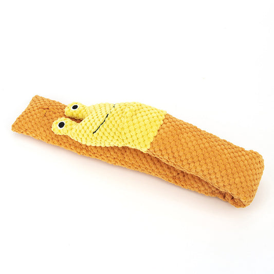 Pet Sniffing Plush Snail Molar Sound Dog Toy