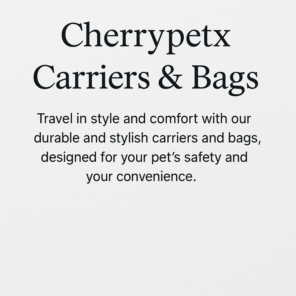 Cherrypetx bags and carrier