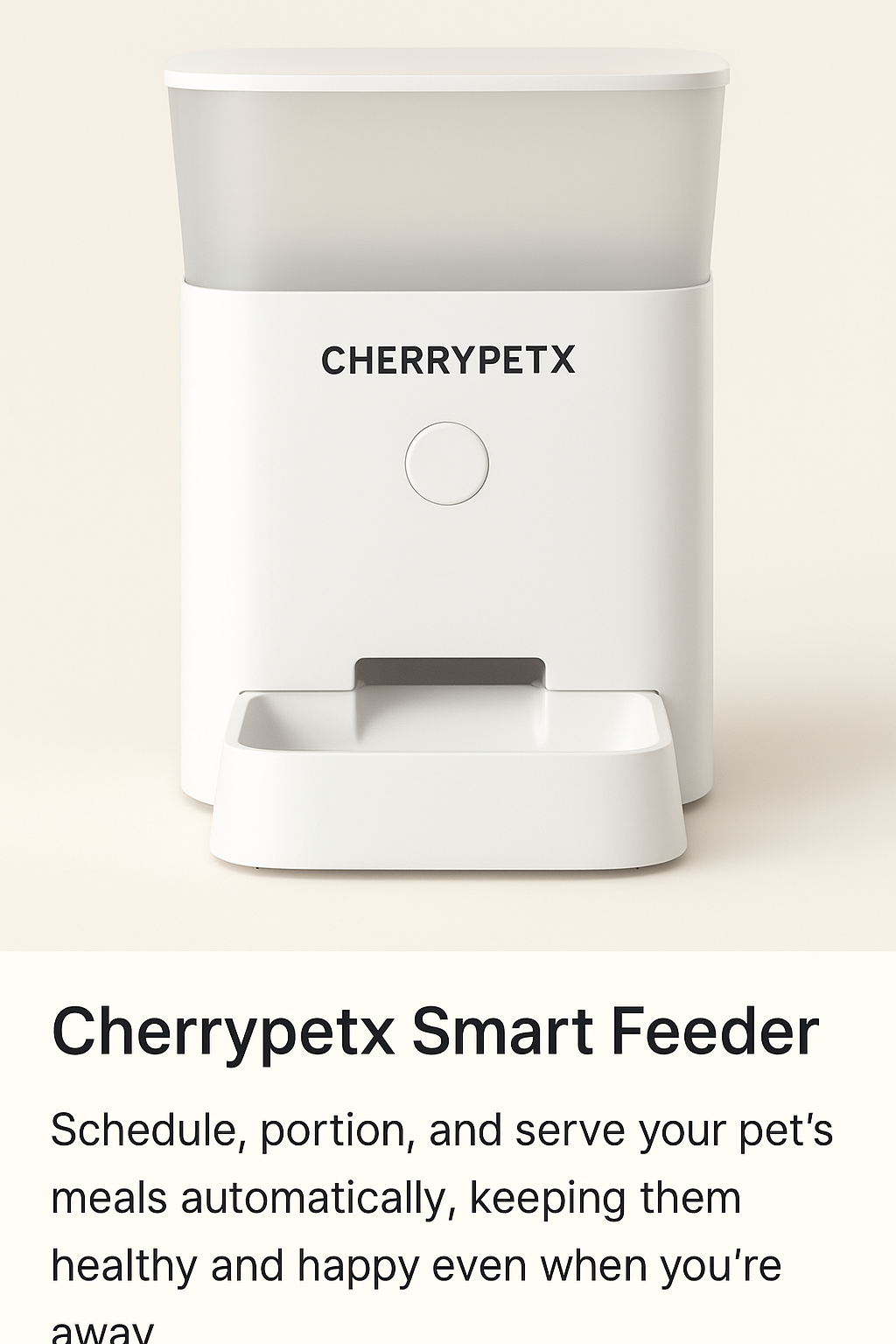 Cherrypetx smart feeder