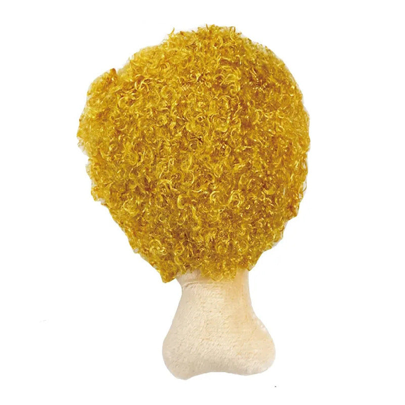 French Fries Burger Pet Plush Sound Toy