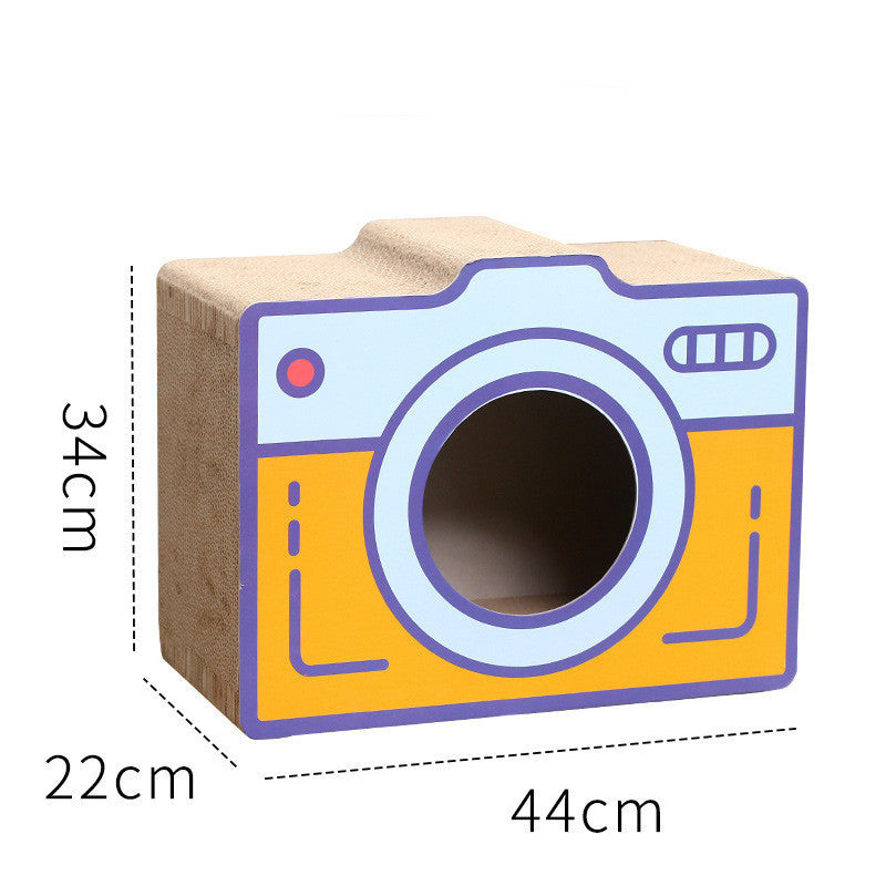 Household Fashion Scratch Board Cat Litter Box