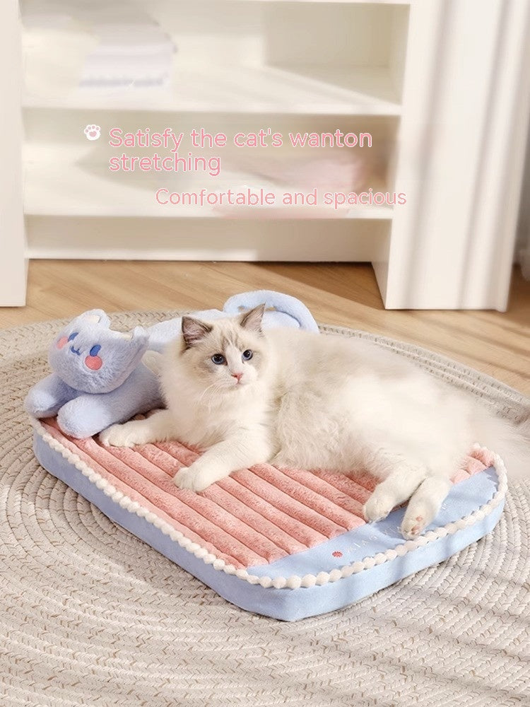 Home Fashion Personalized Cat Velvet Pad