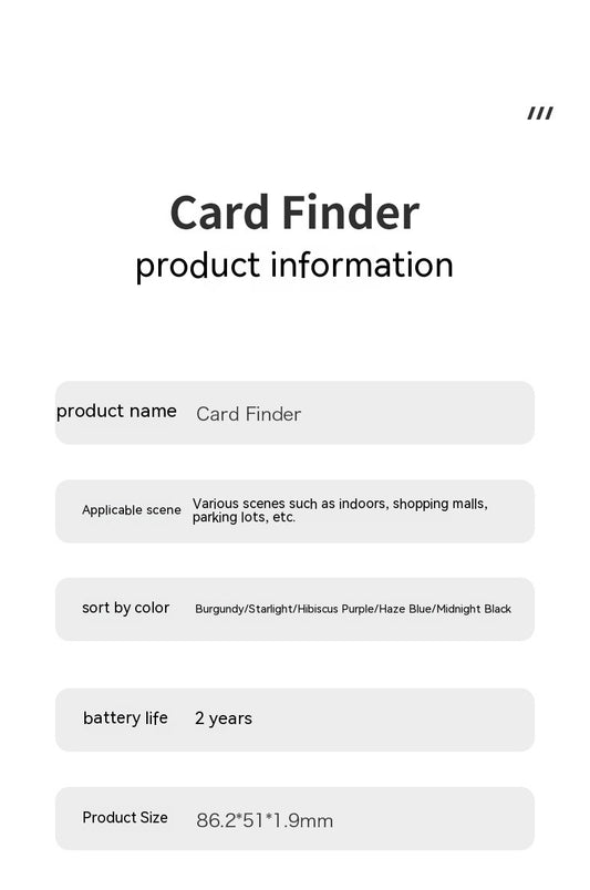 2 Years ITag Wireless Locator Mini Tracker Elderly Children Pet Anti-loss Alarm Device