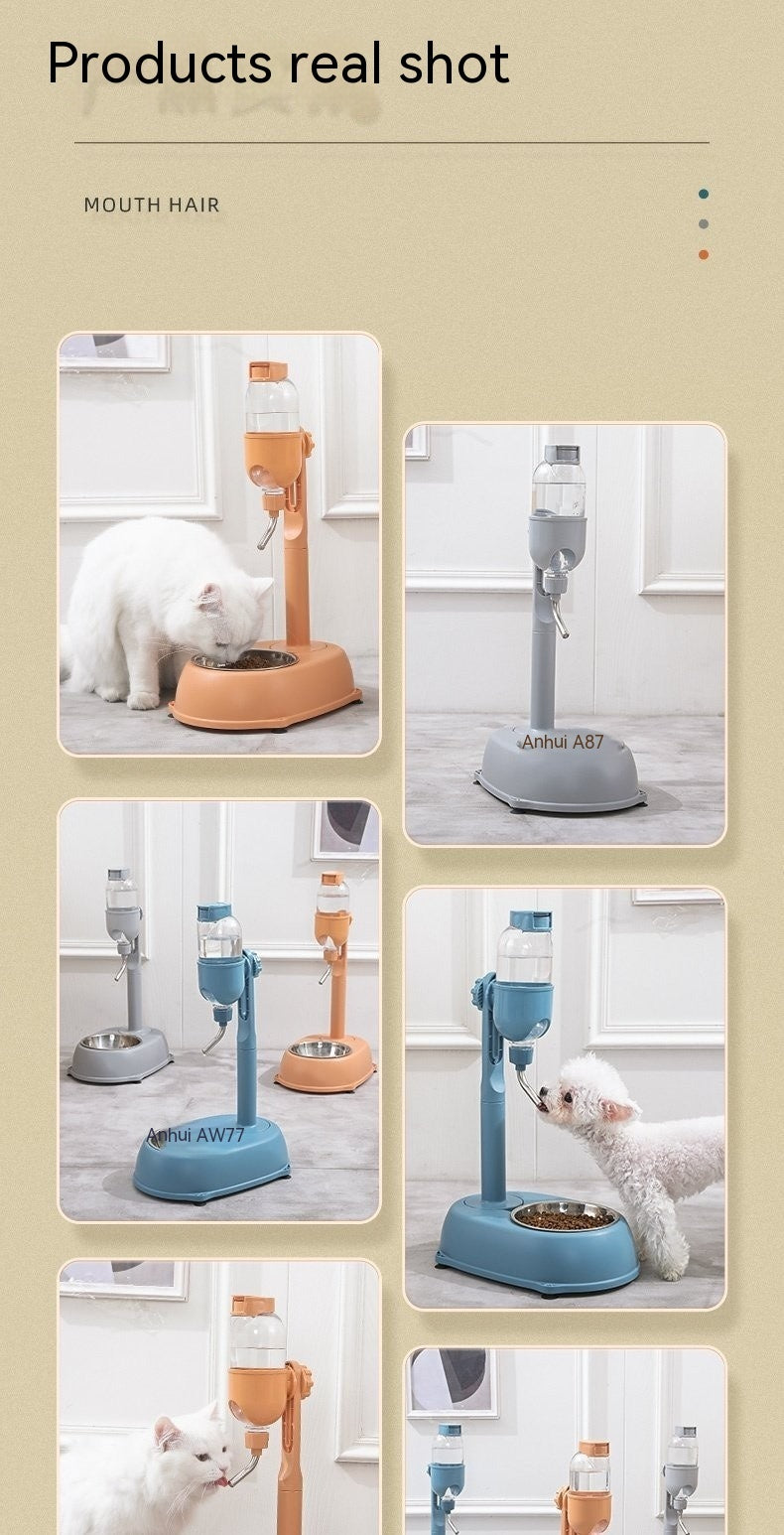 Non Wet Mouth Hanging Dog Water Dispenser For Pets