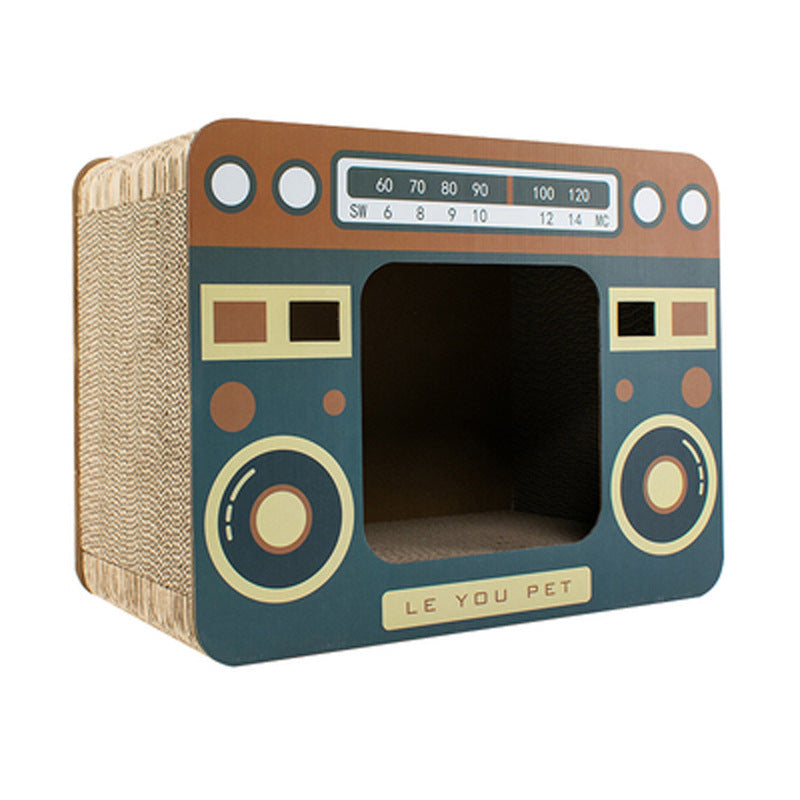 Household Fashion Scratch Board Cat Litter Box