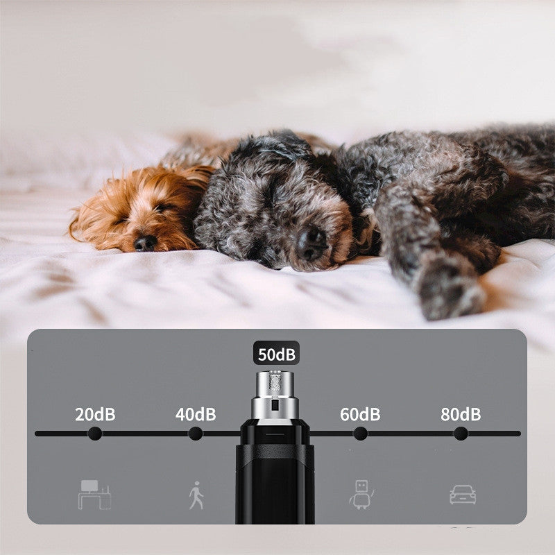 Pet Nail Piercing Device High Power Electric Dog Cat Automatic Trimmer USB Charging