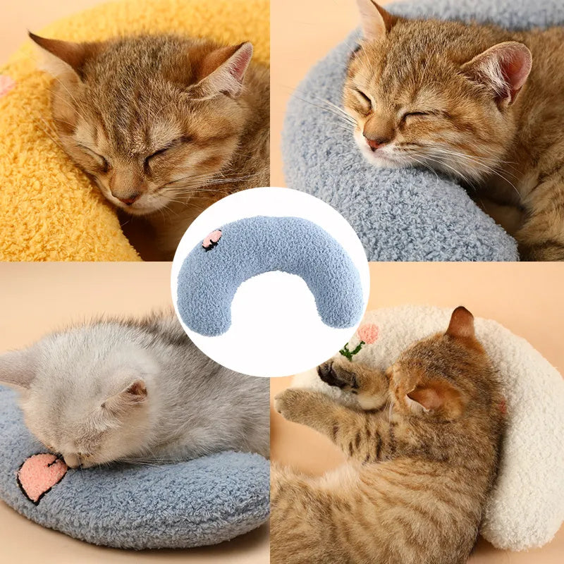 Little Pillow For Cats,Neck Protector and posture core