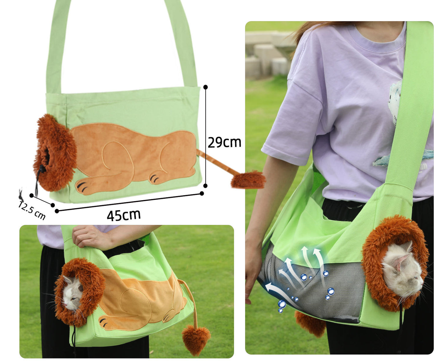 Pet Outing Backpack Bag Portable Foldable And Breathable