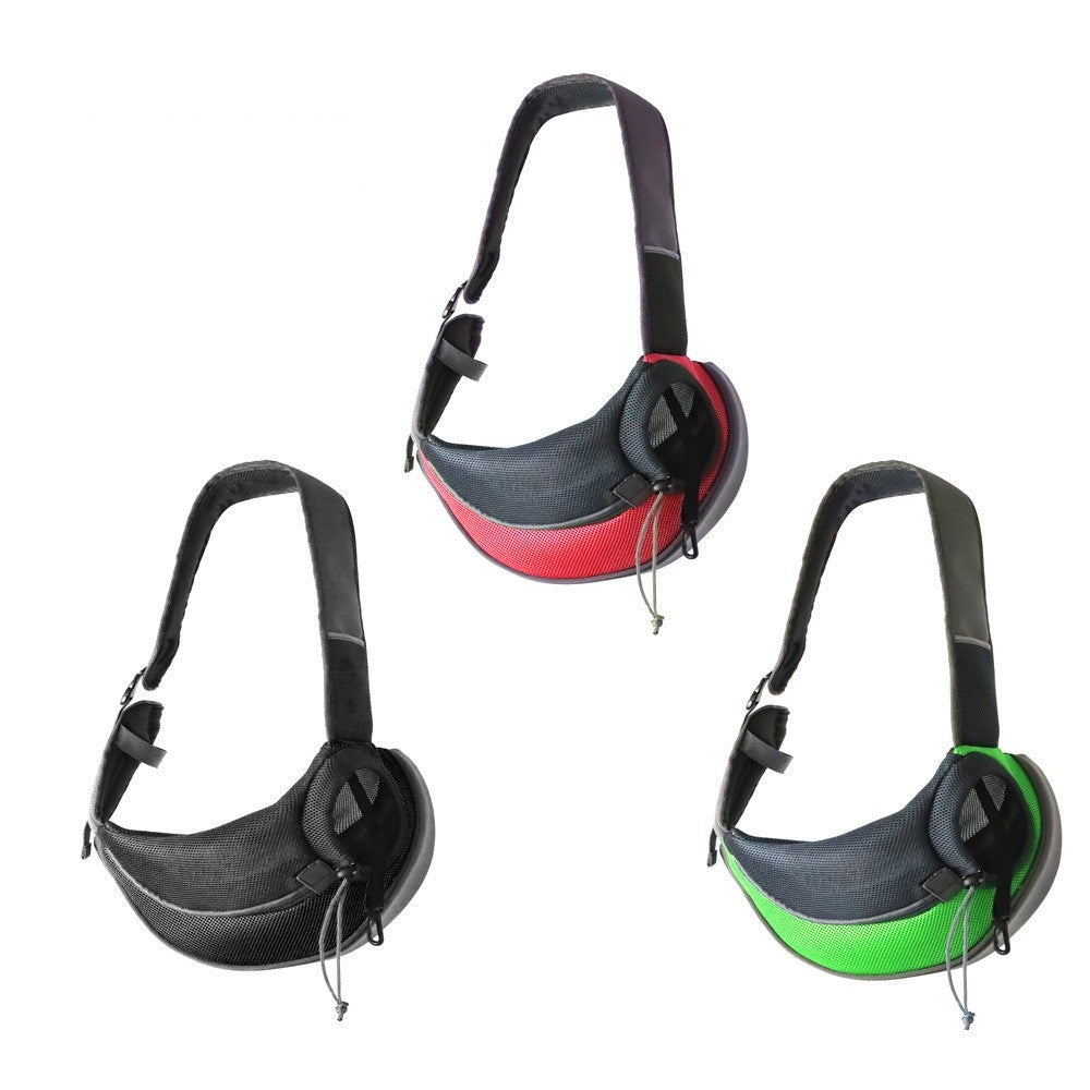 Travel Portable Crossbody Shoulder Bag Breathable Mesh Pet Backpack