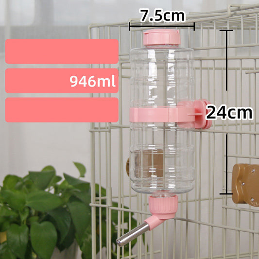 Pet Hanging Water Drinking Bottle Daily Necessities
