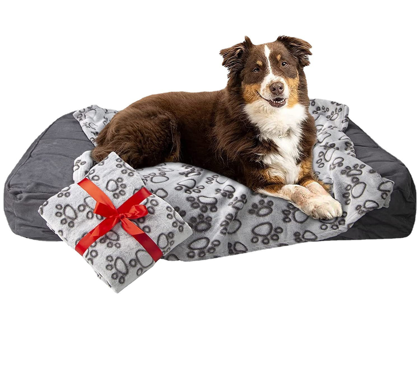 Cherrypetx Cozy Blanket Paws Flower Footprints