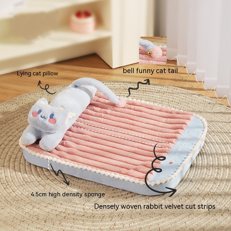 Home Fashion Personalized Cat Velvet Pad