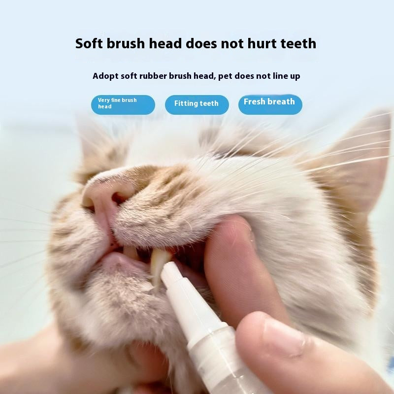 Pet cleaning toothbrush