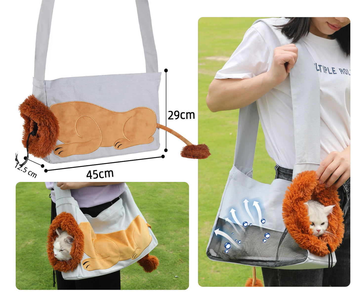 Pet Outing Backpack Bag Portable Foldable And Breathable