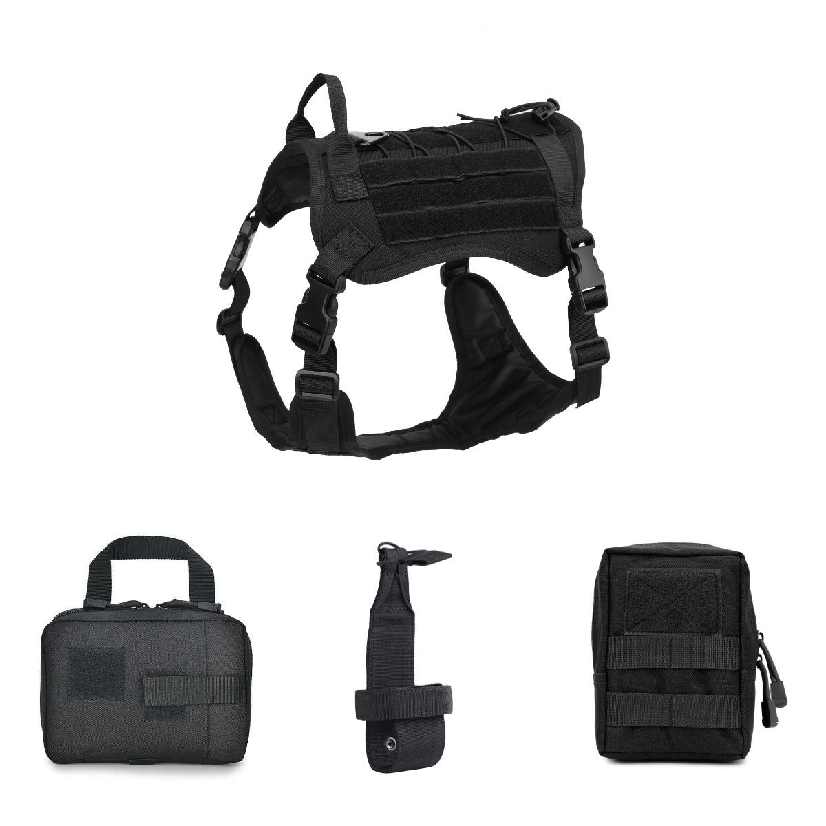 Outdoor Tactical Training Dog Clothes Large Camouflage Pet Vest