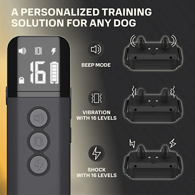 Cherry Dog Electric Shock Collar Training Stop Bark Collar