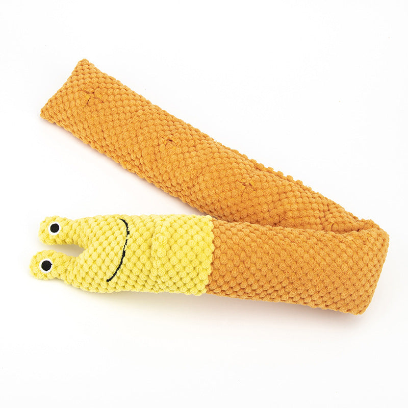 Pet Sniffing Plush Snail Molar Sound Dog Toy