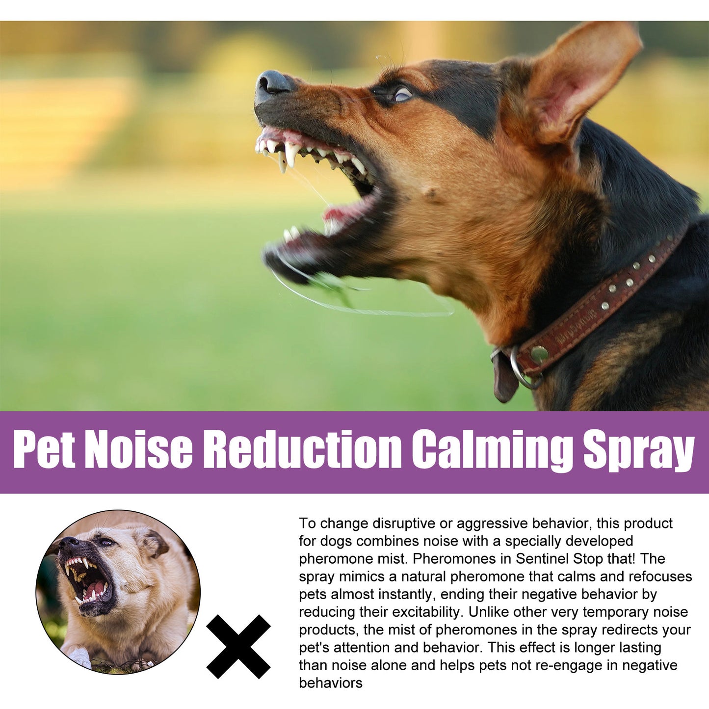 Pet Noise Reduction Spray Soothing for calm mood